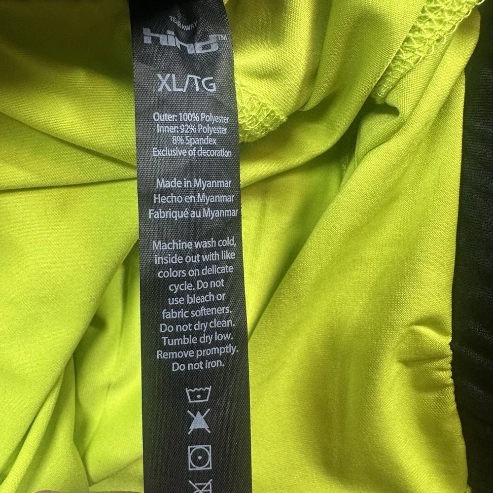 Hind Women's XL Black Green Hydra Protect Solace Double Layer Running Shorts - Picture 10 of 11